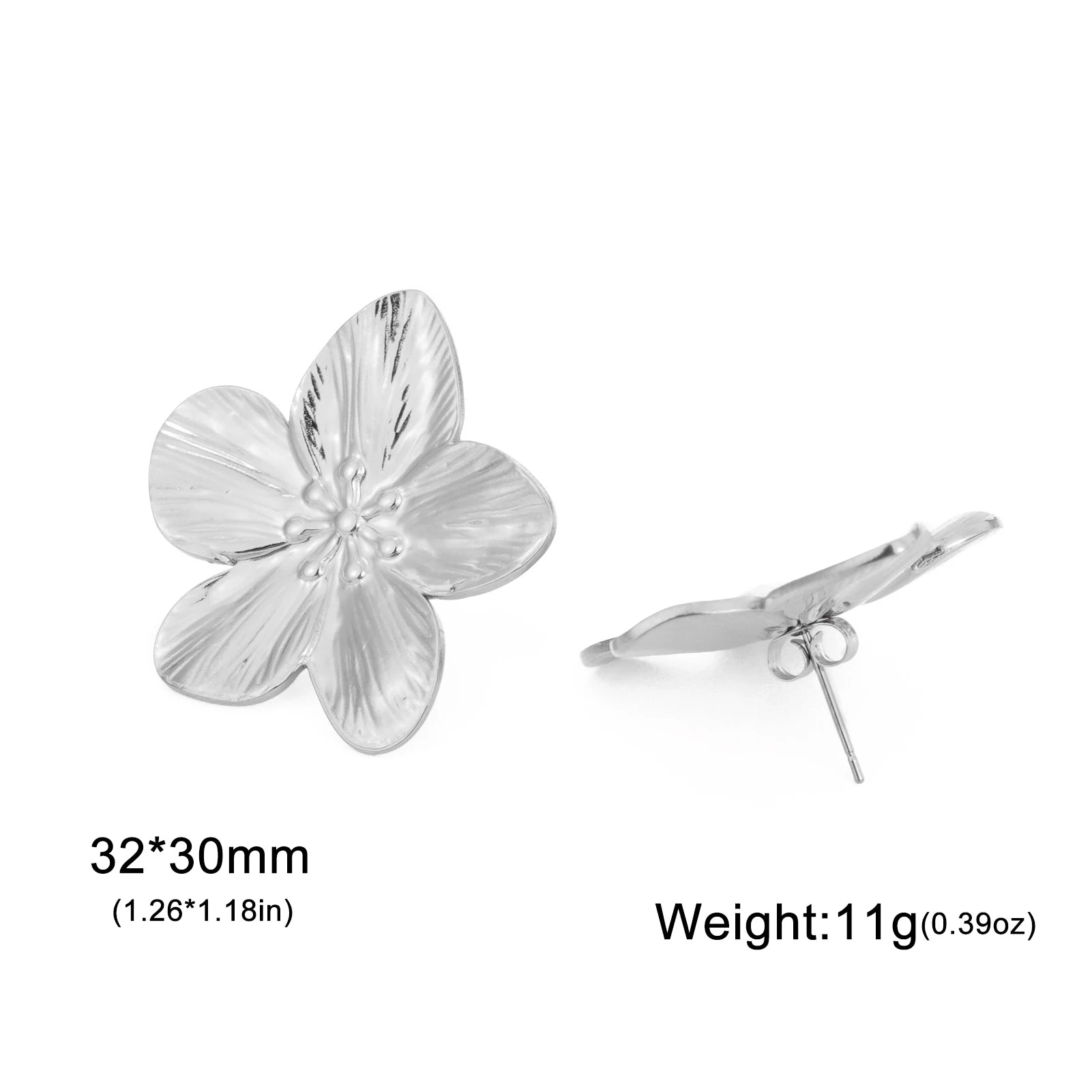 Boucles d'Oreilles Fleur Dorée – Élégance Florale Bohème Chic