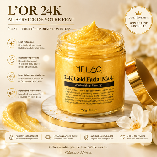MASK visage MELAO 24K Gold