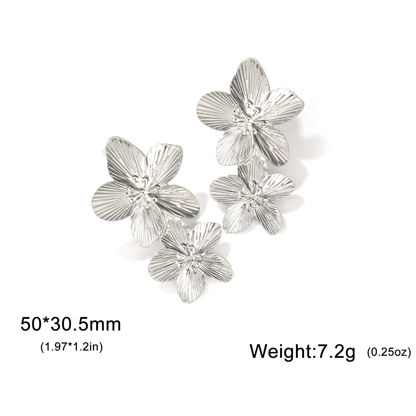 Boucles d'Oreilles Fleur Dorée – Élégance Florale Bohème Chic