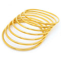 Lot de Bracelets Joncs Dorés – Empilables Chic & Intemporels