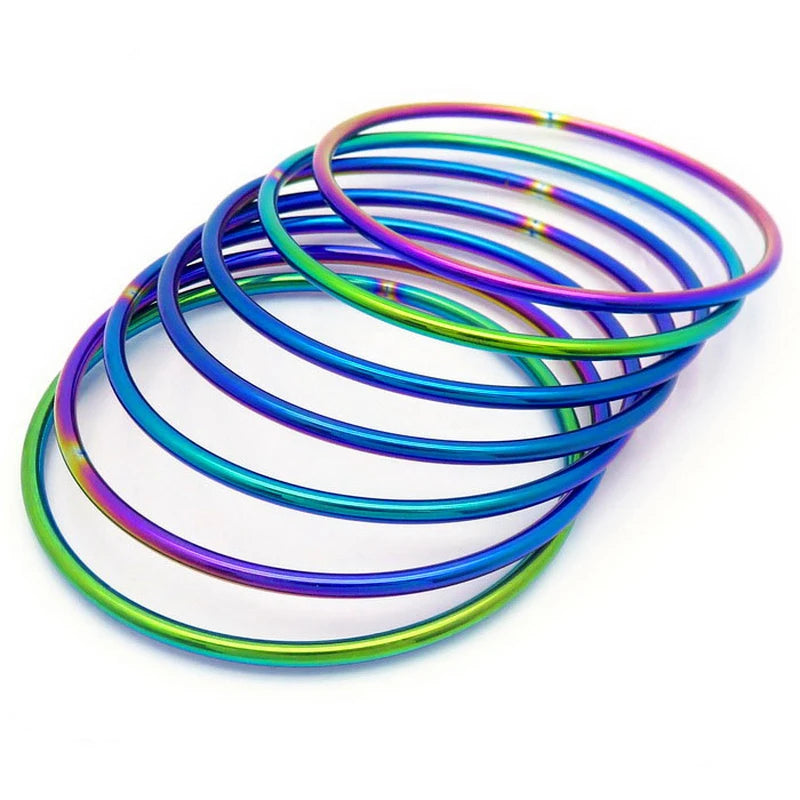 Lot de Bracelets Joncs Dorés – Empilables Chic & Intemporels